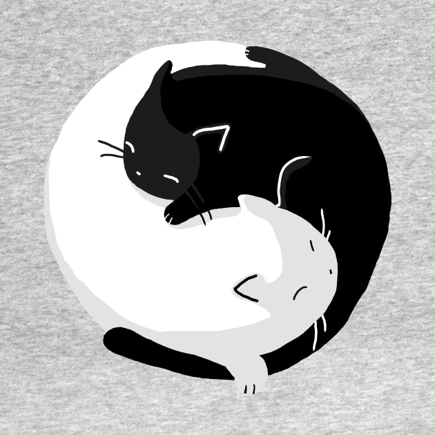 Yin Yang Cats by Supreto